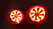 METEO（メテオ）SUZUKI HUSTLER（スズキ　ハスラー） / MAZDA FLAIR CROSSOVER（マツダ　フレア クロスオーバー） 専用LEDテールランプ　点灯イメージ　スモール